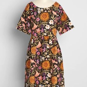 COPY - Sunflower Scenario Smock Dress